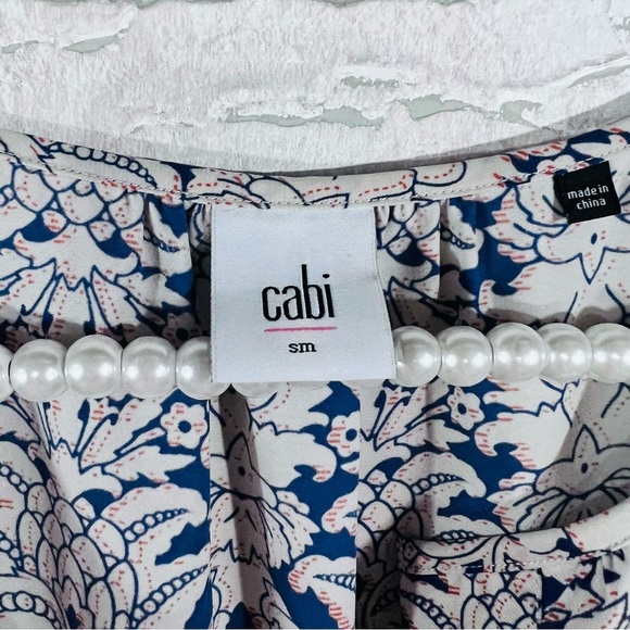 CAbi Style 3074 Stevie Flutter Sleeve Top Size S - Picture 7 of 10